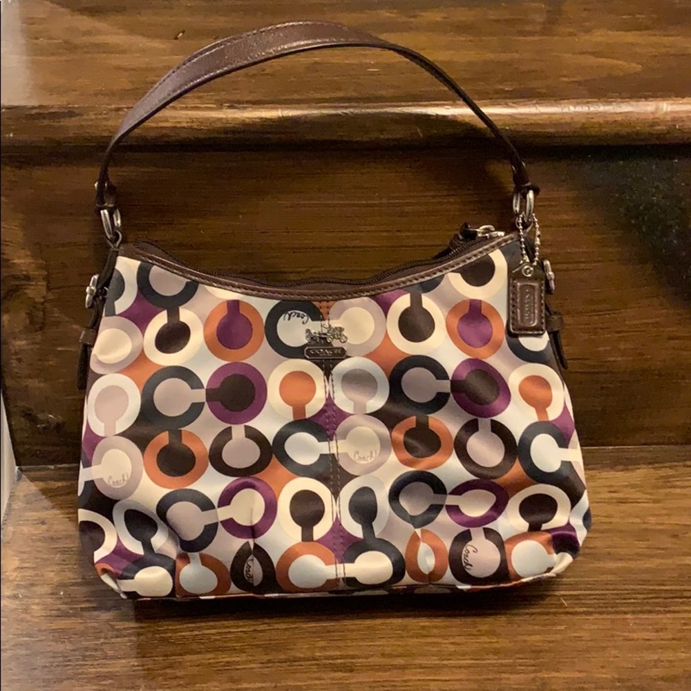 Coach multicolored hobo bag